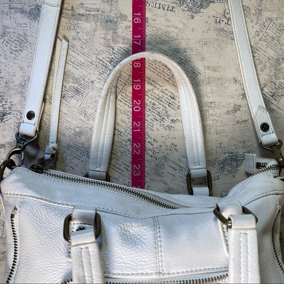 Joelle Hawkens Hunt Top Handle off-withe leather Bag - Picture 13 of 15